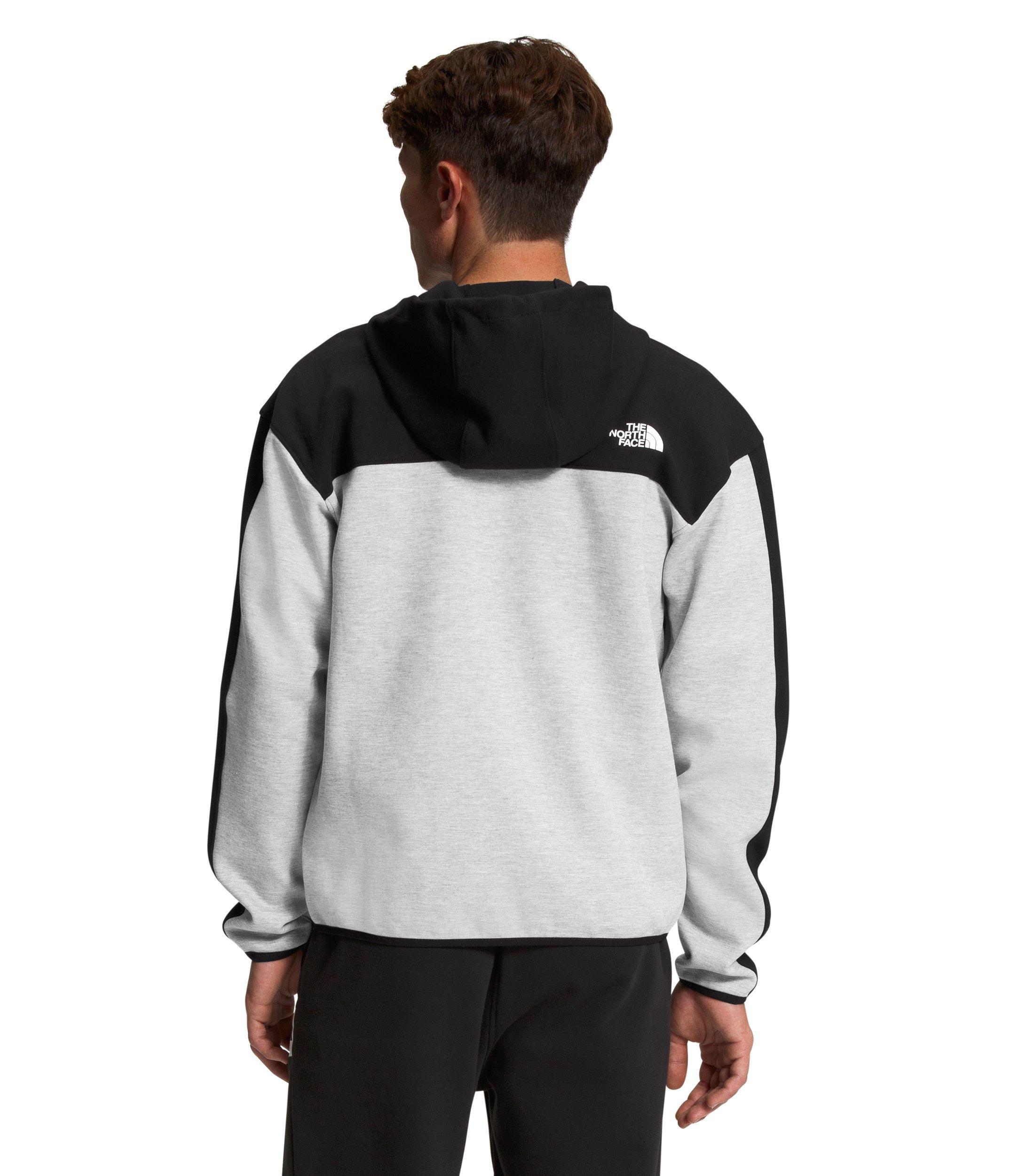 The North Face Men's Tech Fleece Full-Zip Hoodie-Black/Grey